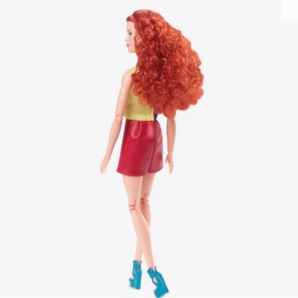 Barbie Looks Colorful Fashion Doll with Curly Red Hair - Picture 8 of 9